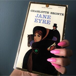 Vintage Charlotte Brontë Paperback / Book Cover / Brontë Sisters / Literature